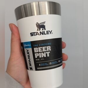new STANLEY Adventure Stacking Beer wine Pint 16 oz cup stainless steel polar🐰